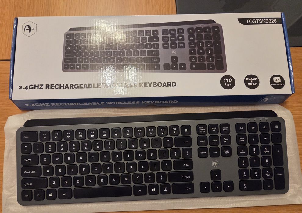 Tastatura office wireless, full size, US layout