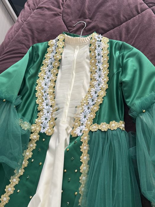 Ансамбль + Фата + ойок кийими + ободок ( хаммаси ичида )