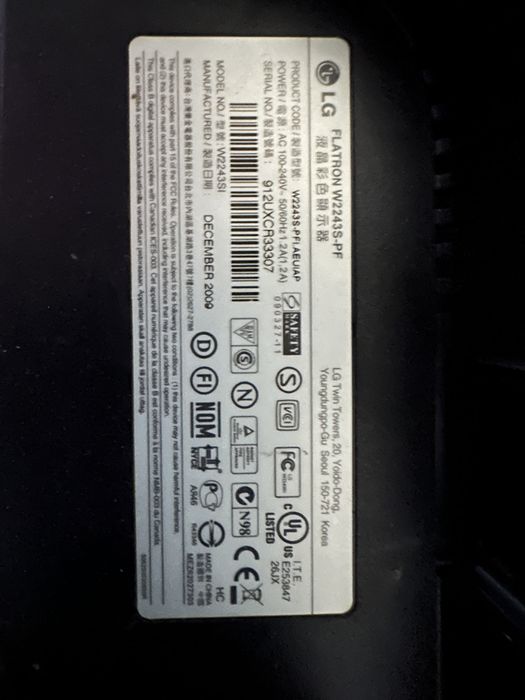 Монитор 24” (бу)