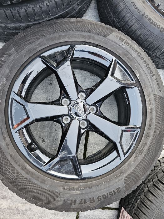 Jante originale Audi Q3 r17 cu cauciucuri de iarna