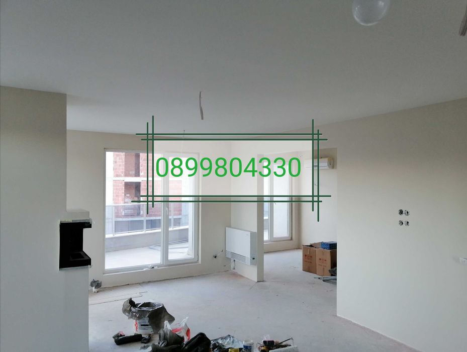 5.70€\м. ФИНА шпакловка, боядисване с латекс , обръщане на прозорци