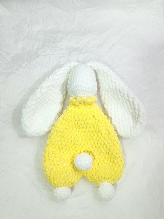 Зайчик комфортер, плюшевый, тактильная игрушка для засыпания