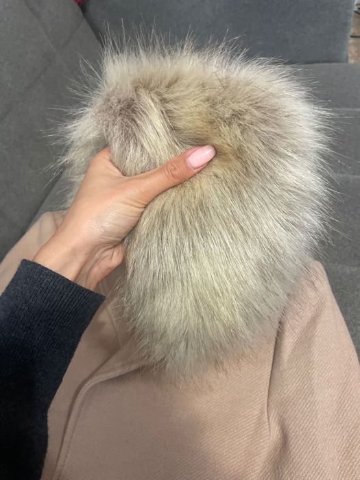 Zara бежово дамско палто