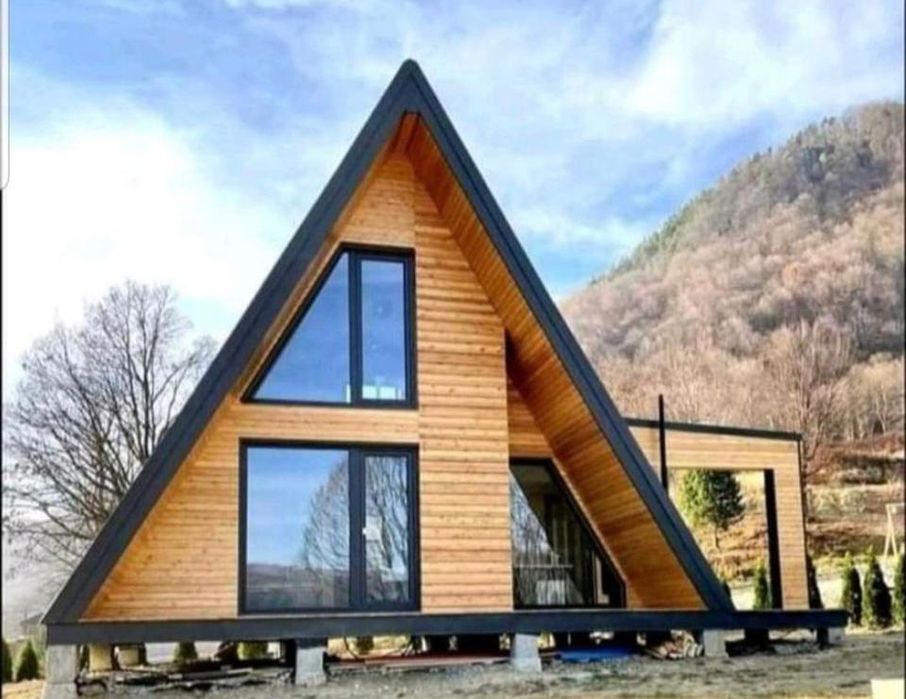 Vând cabane tip A frame