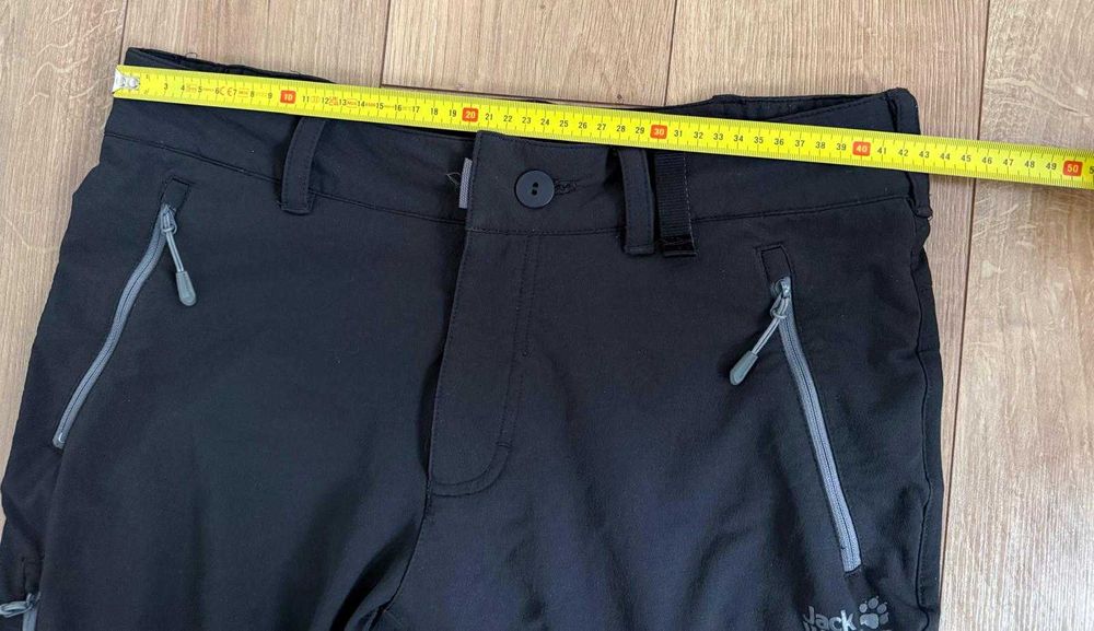 Jack Wolfskin 48 M barbati pantaloni softshell Flexshield captusit