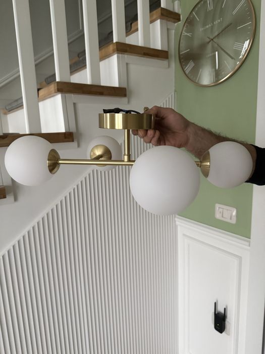 ⸻  Set corpuri de iluminat 8 buc PREMIUM – auriu, design modern – NOI