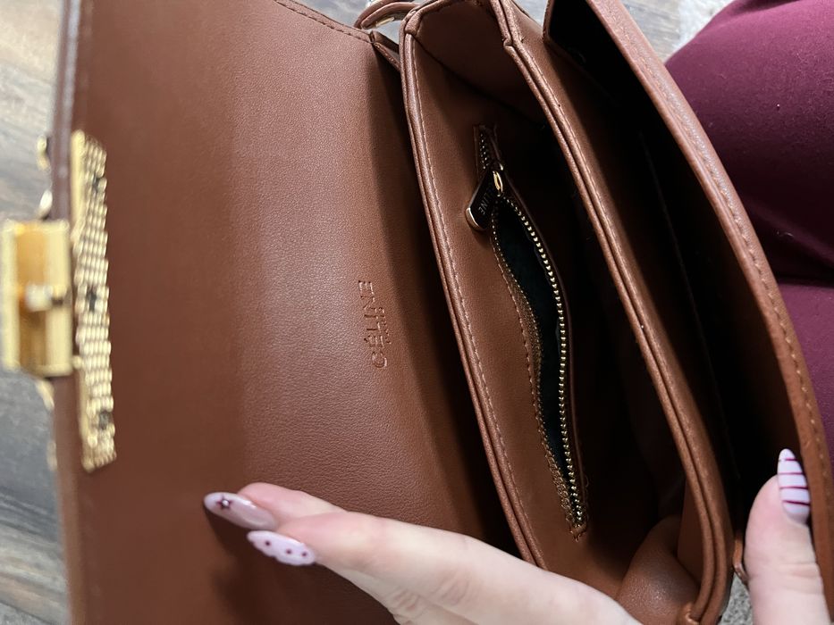 Кафява чанта Celine