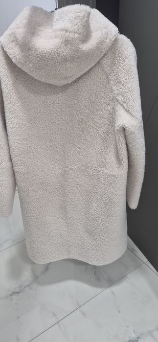 Haina piele cu blana naturala