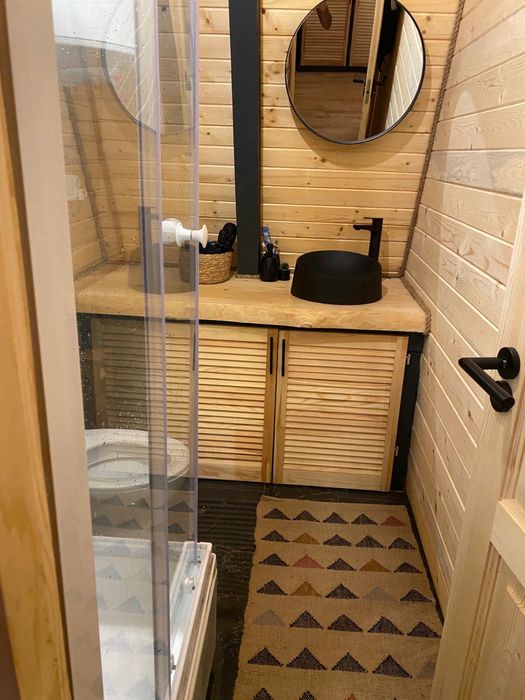 Cabana A-frame Valea Drăganului cu ciubăr