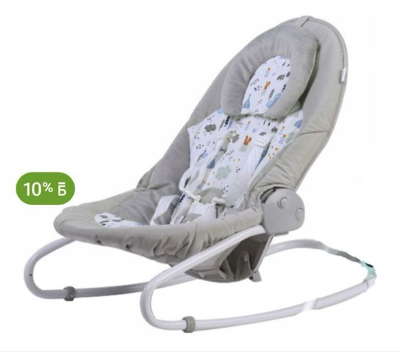 Продам шезлонг Maribel 2в1 серый