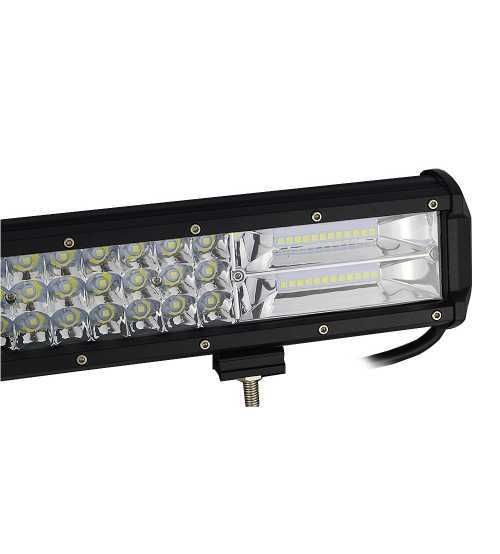 Led bar lumina alba, flash pe rosu albastru 52 cm, atv quad auto offroad