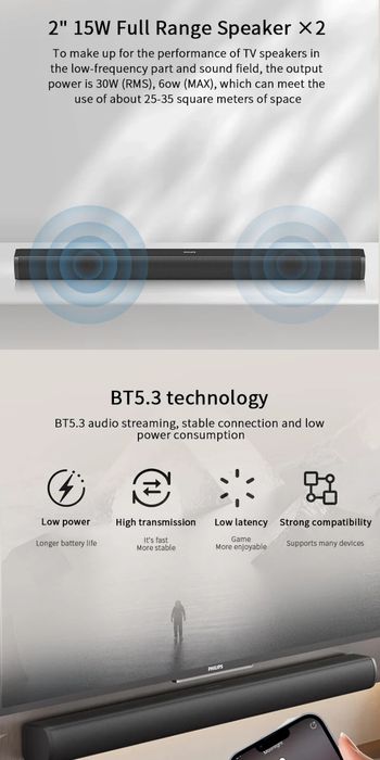 Soundbar Philips Tab4010