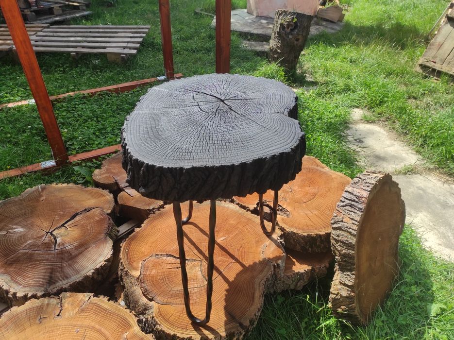 Masa de cafea din lemn masiv