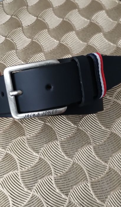 Două curele din piele Jack & jons maro și negru