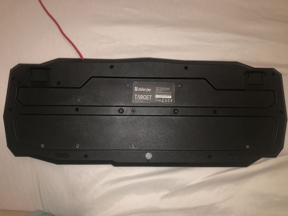 клавиатура игровая с подсветкой, мембранная defender target