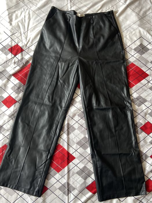 Женские кожанные брюки