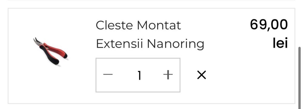 Extensii Nano-Ring șaten inchis