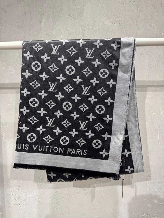 Accessories Louis Vuitton Shawl Monogram BLACK-WHITE