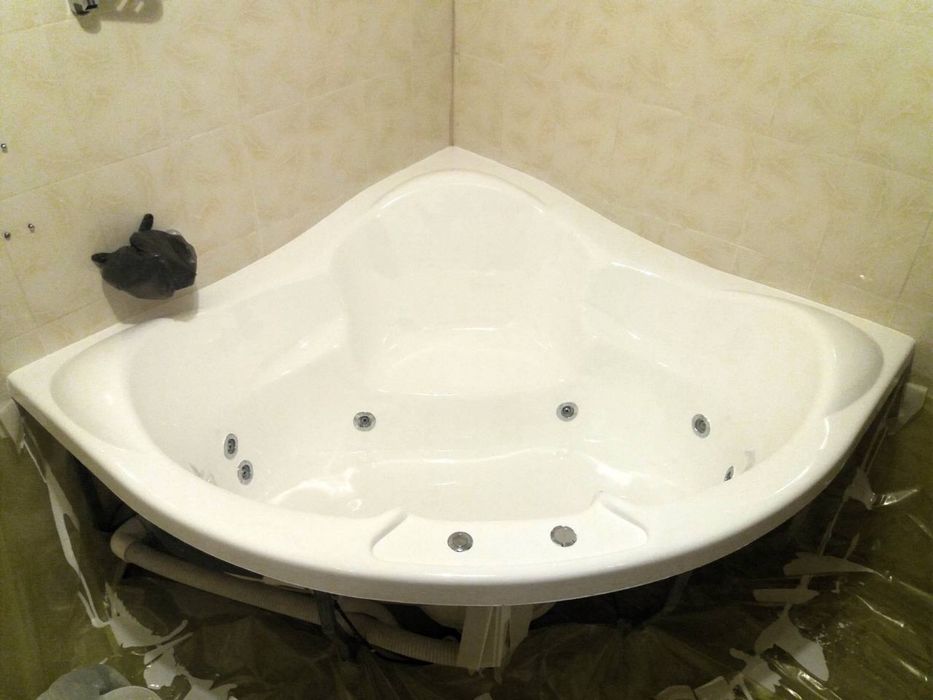 Реставрация ванн Эмалировка ванной Жидким Акрилом Мрамор Эмалью
