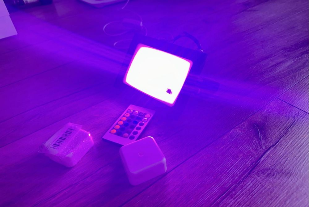 Прожектор RGB с пультом 30 вт