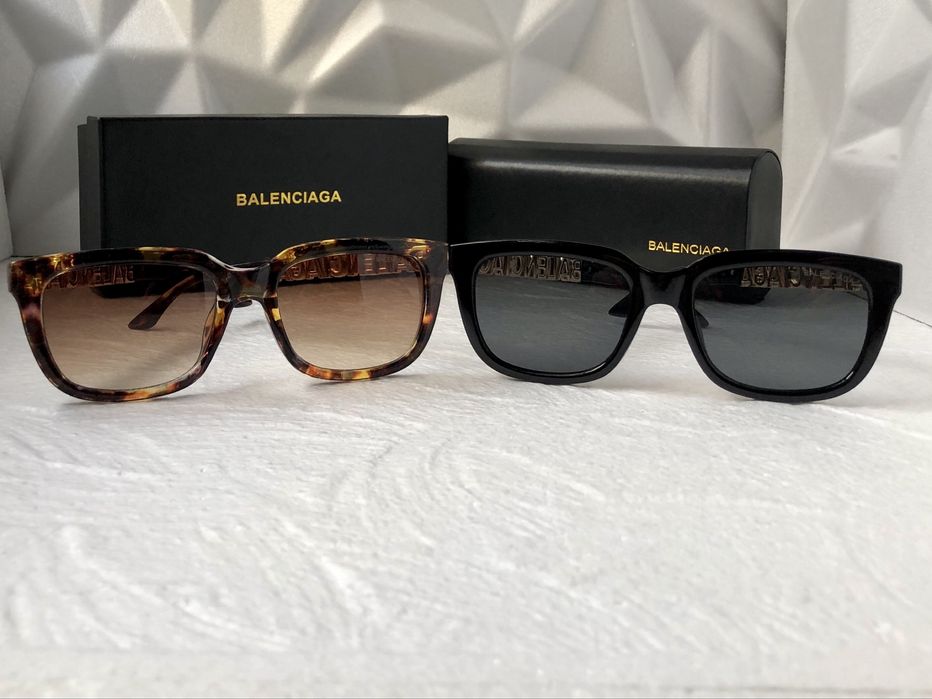 Дамски слънчеви очила 2 цвята черни кагяви