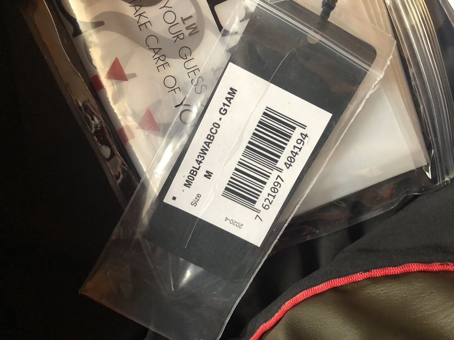 Guess Faux Leather Jacket ОРИГИНАЛ мъжко зимно кожено яке/еко кожа - М