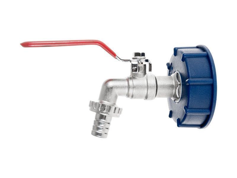 Комплект кран с адаптер s60х6 с връзка за маркуч