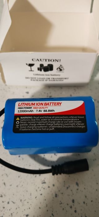 Литиево-йонни батерии 12000mAh 7,4V за лодки за захранка