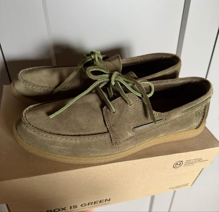 Mocasini CLARKS din piele întoarsă