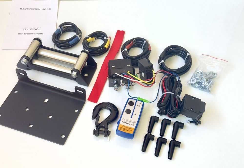 Лебедка 6000 либри, 2721 kg, 12V , електрическа - 2 години гаранция