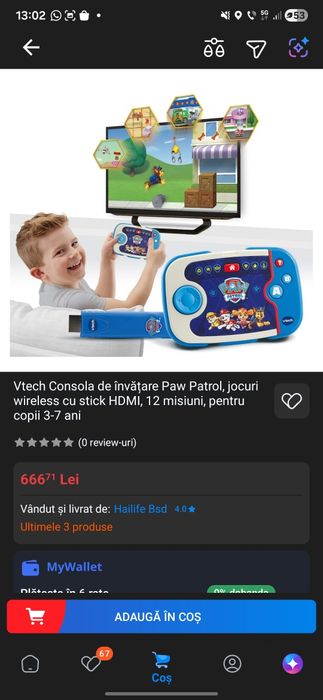 Consola V-tech Paw Patrol