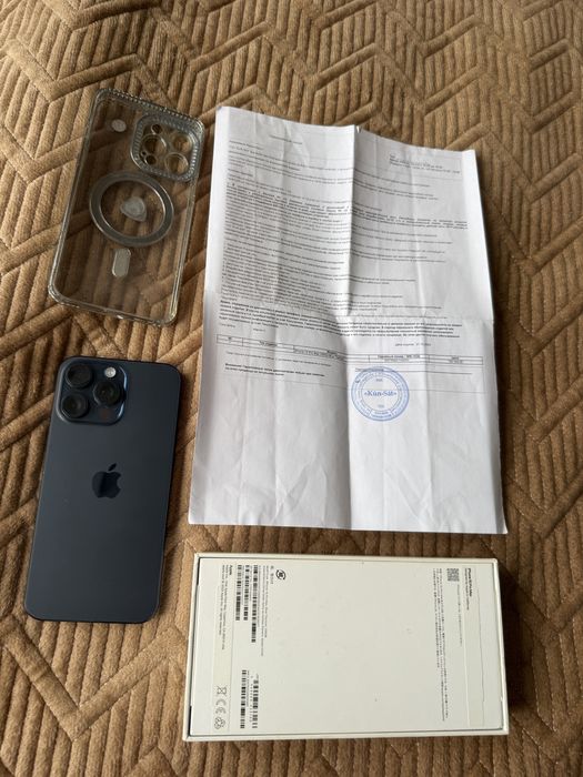 iPhone 15 Pro Max 256GB Blue Titanium