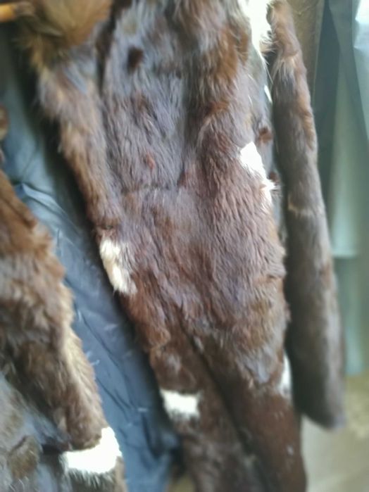 Палто естествен косъм