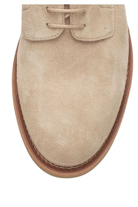 Pantofi Derby din piele H&M Premium Selection bej, casual, mar.40, noi