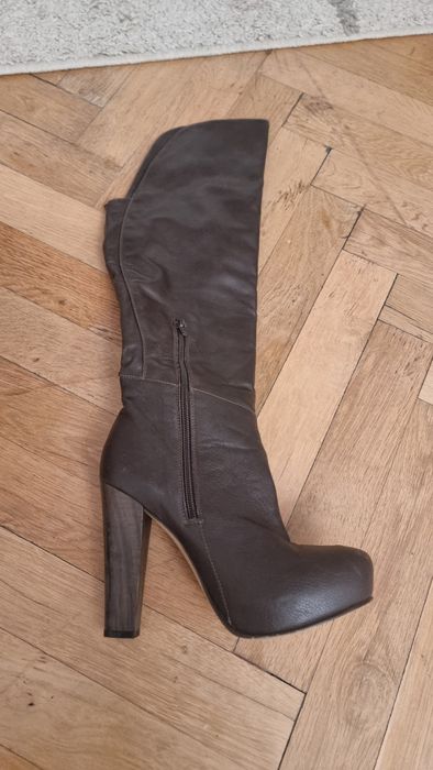 Cizme dama lungi din piele naturala 37