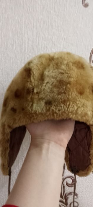 Меховая шапка детская