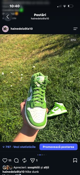 Nike dunk mid in stare buna