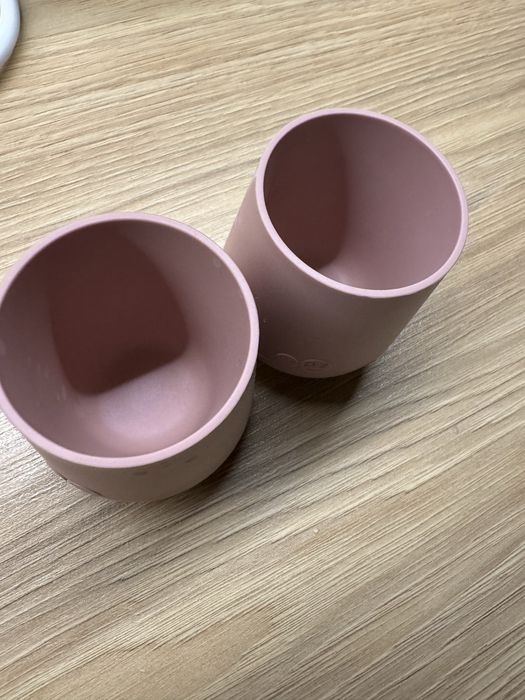 Ezpz Обучителна силиконова чаша 4 + месеца Tiny Cup Blush