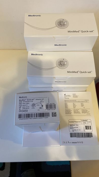 3 seturi infuzie pentru pompa insulina Medtronic MiniMed !