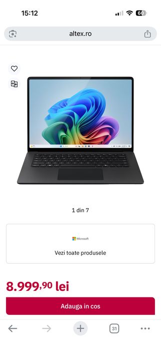 Laptop Surface 7 Nou la cutie