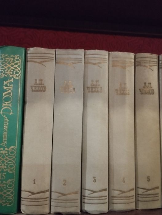 Книги в шикарных переплетах томами