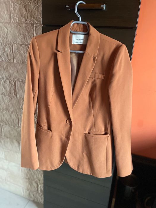 Sacou elegant maro