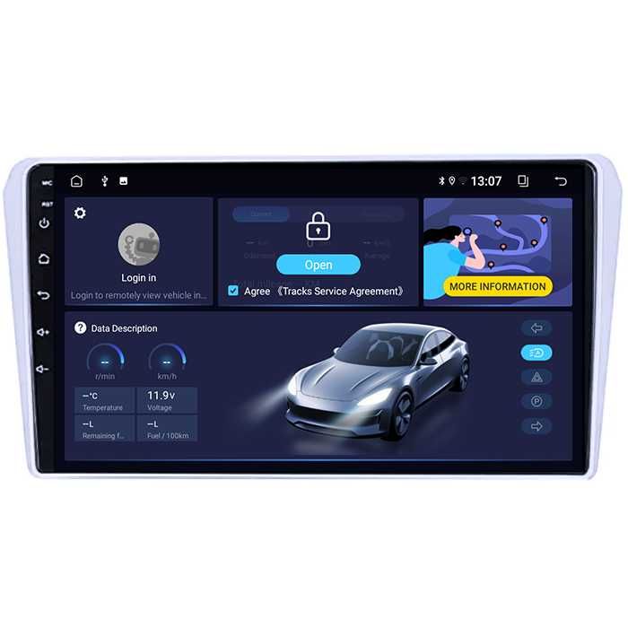 Navigatie Toyota Avensis 2002-2008, Android 14 9 INCH 4GB RAM/64GB ROM