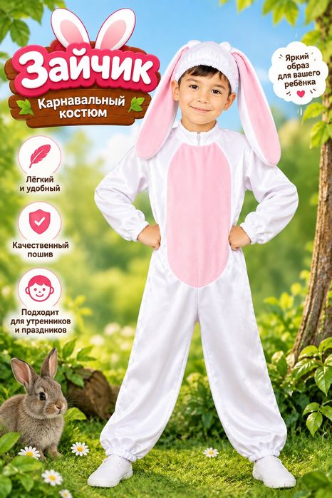 Костюм Зайчик для детского сада