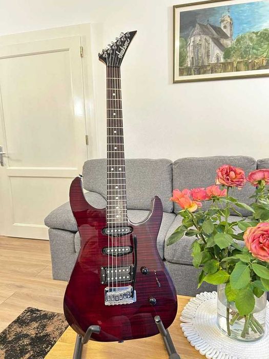 Vand chitara electrica Jackson - Burgundy Red Flamed maple