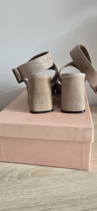 Sandale piele întoarsă