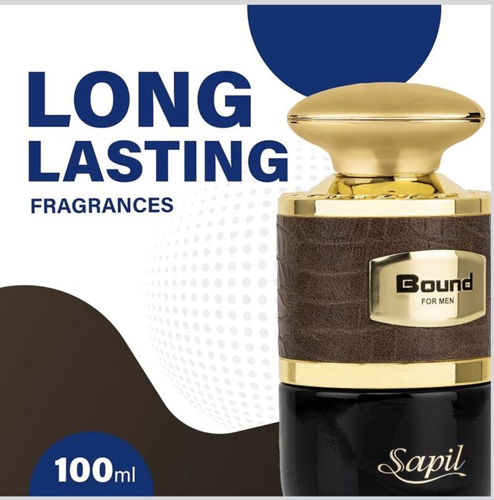 Нов Мъжки Парфюм Sapil Bound For Men (100ml) - Дълготраен и Магнетичен