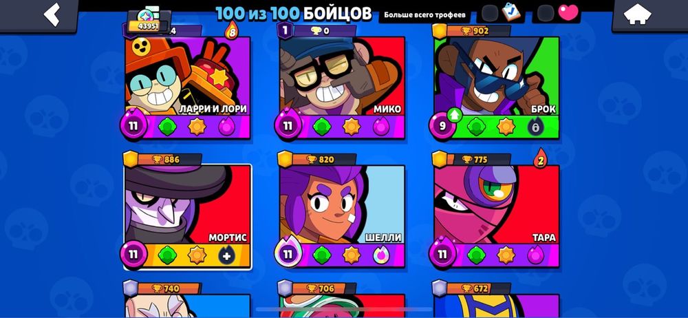 Продам аккаунт brawl stars