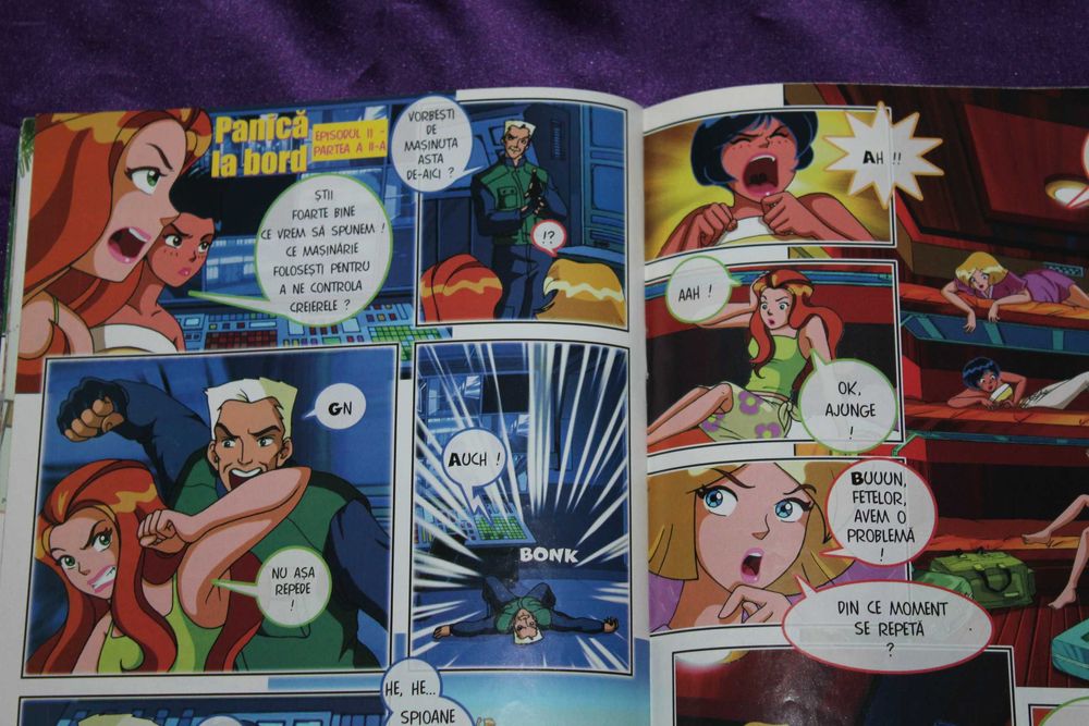 Spioanele Totally Spies  Witch romana egmont Mustati de vis benzi desenate romanesti foarte rare in stil manga Nane Crasnean Seria Ciresi in floare