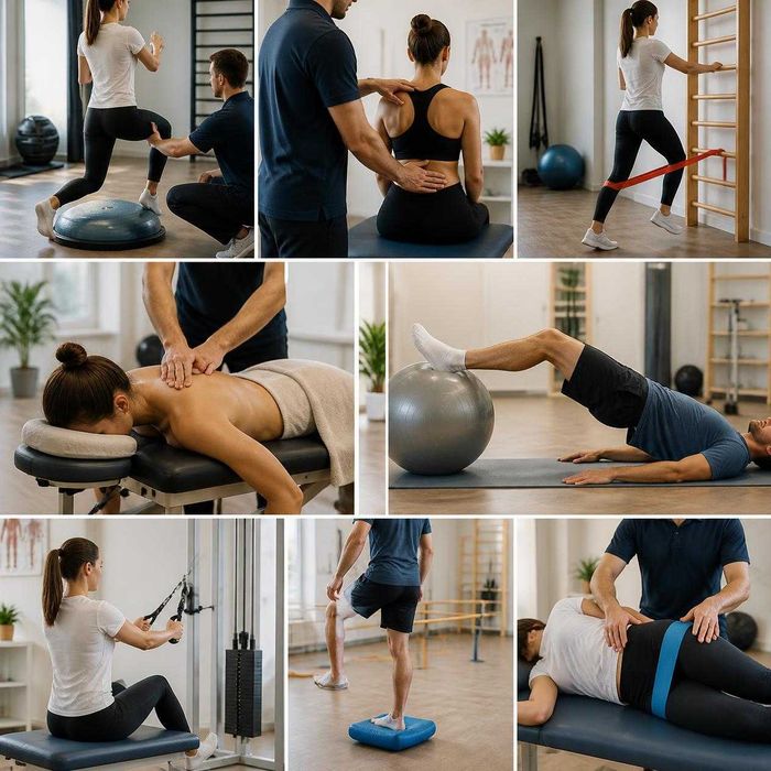 Kinetoterapie, Masaj, Recuperare medicala, Dureri de spate